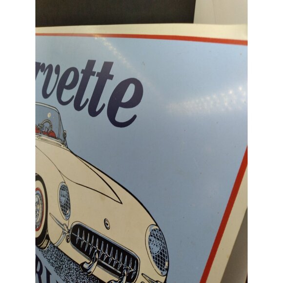 Corvette Sales & Service Sign Metal Retro style 12"x 18" man cave barware garage - Picture 7 of 14